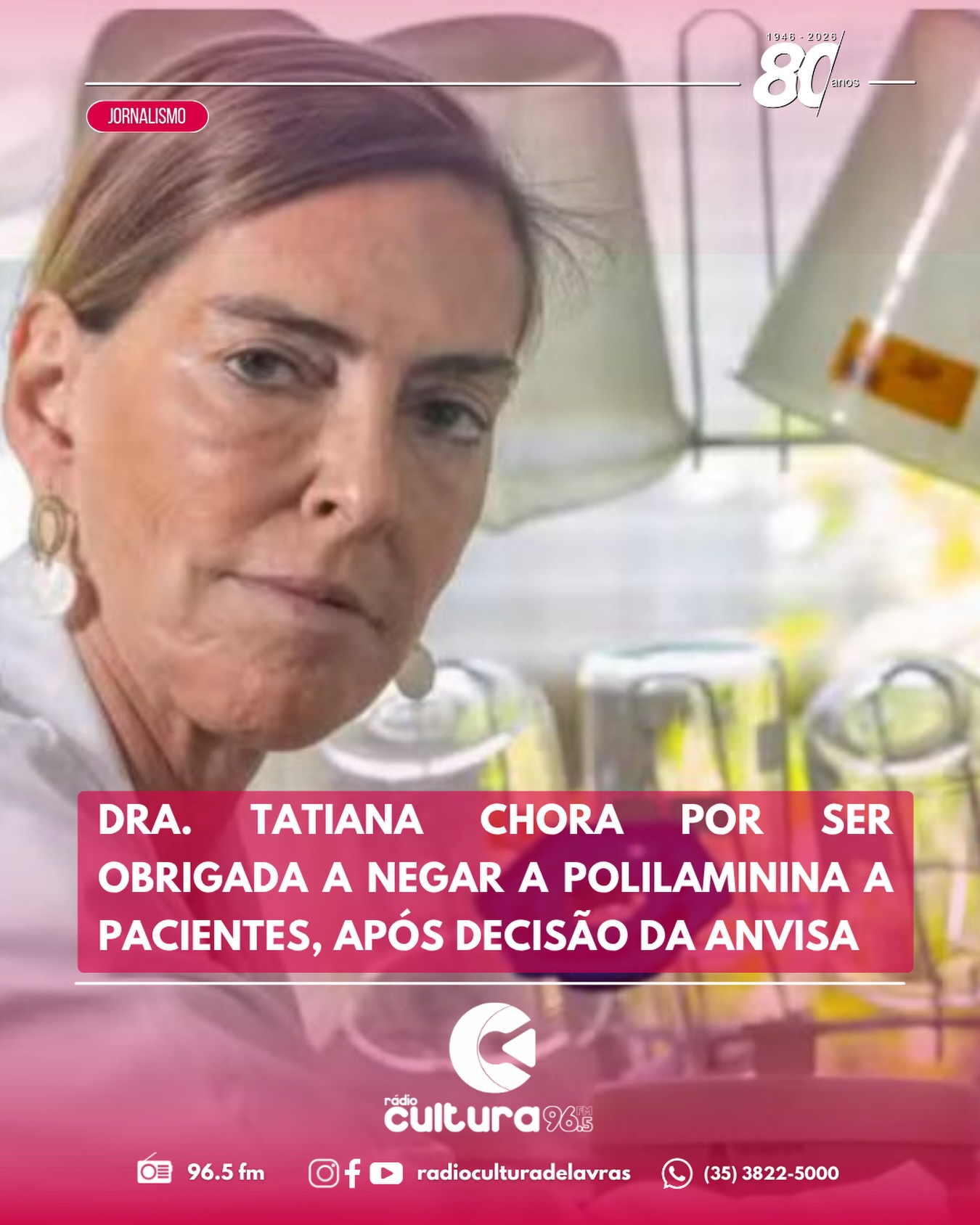 Pesquisadora da UFRJ diz que chora com pedidos de famílias por polilaminina