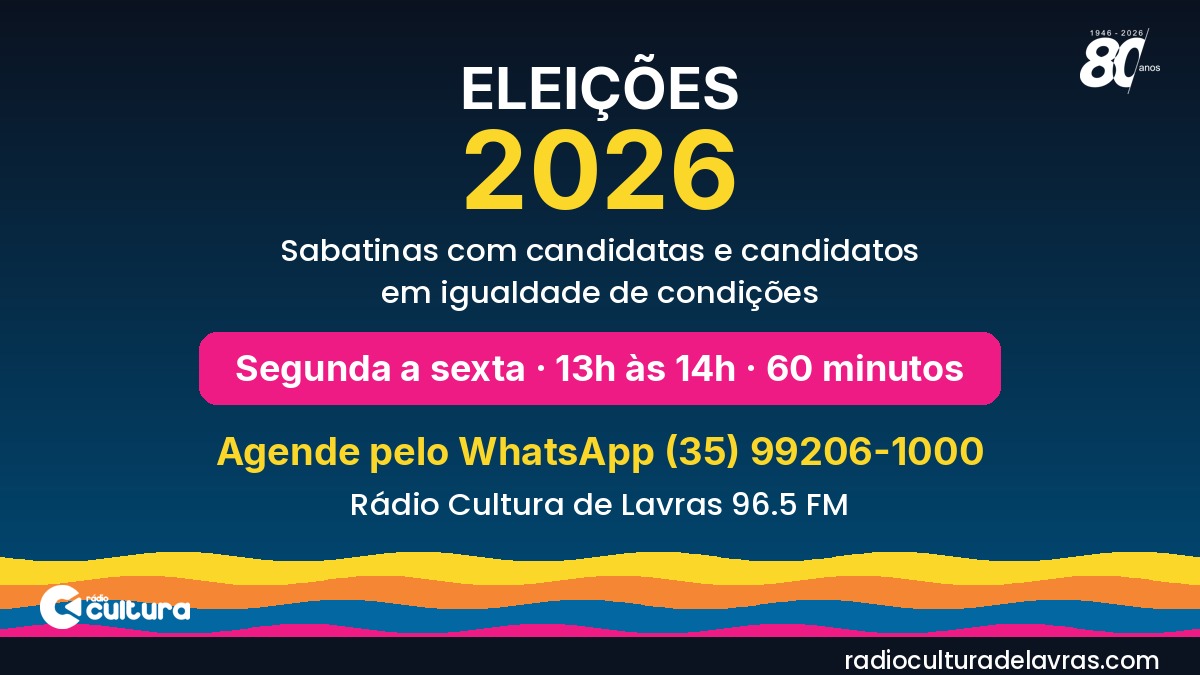 Eleições 2026: Rádio Cultura abre espaço para sabatinar candidatas e candidatos em igualdade de condições