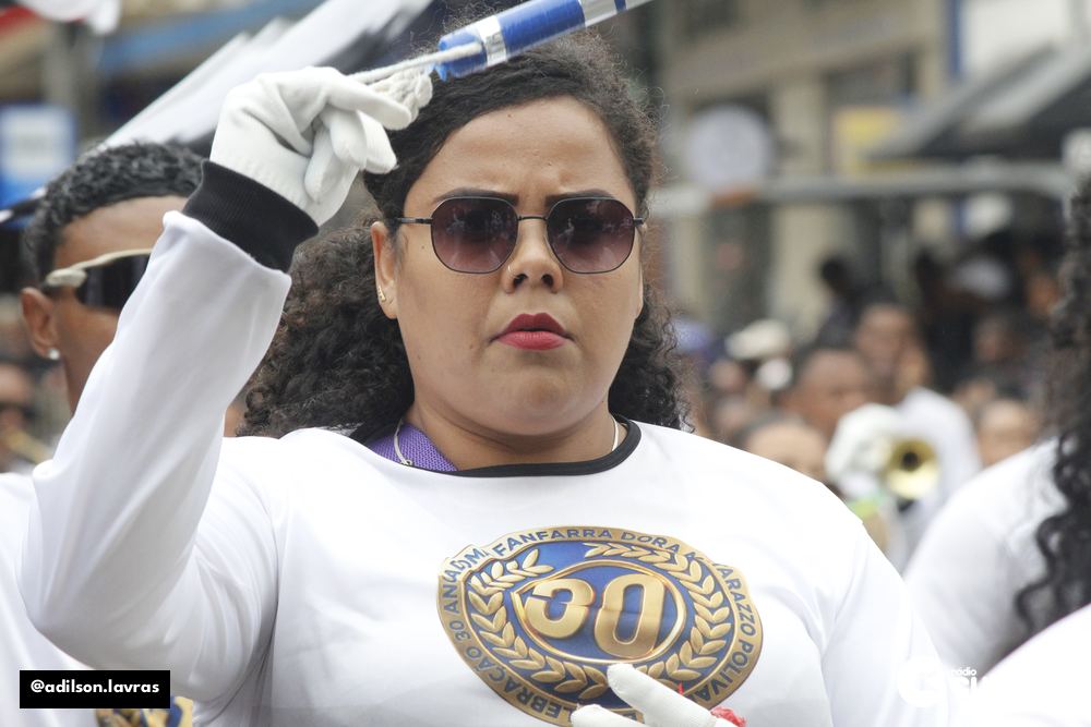 Homenagem a Pedro Henrique Evangelista Ribeiro no desfile de 7 de Setembro em Lavras