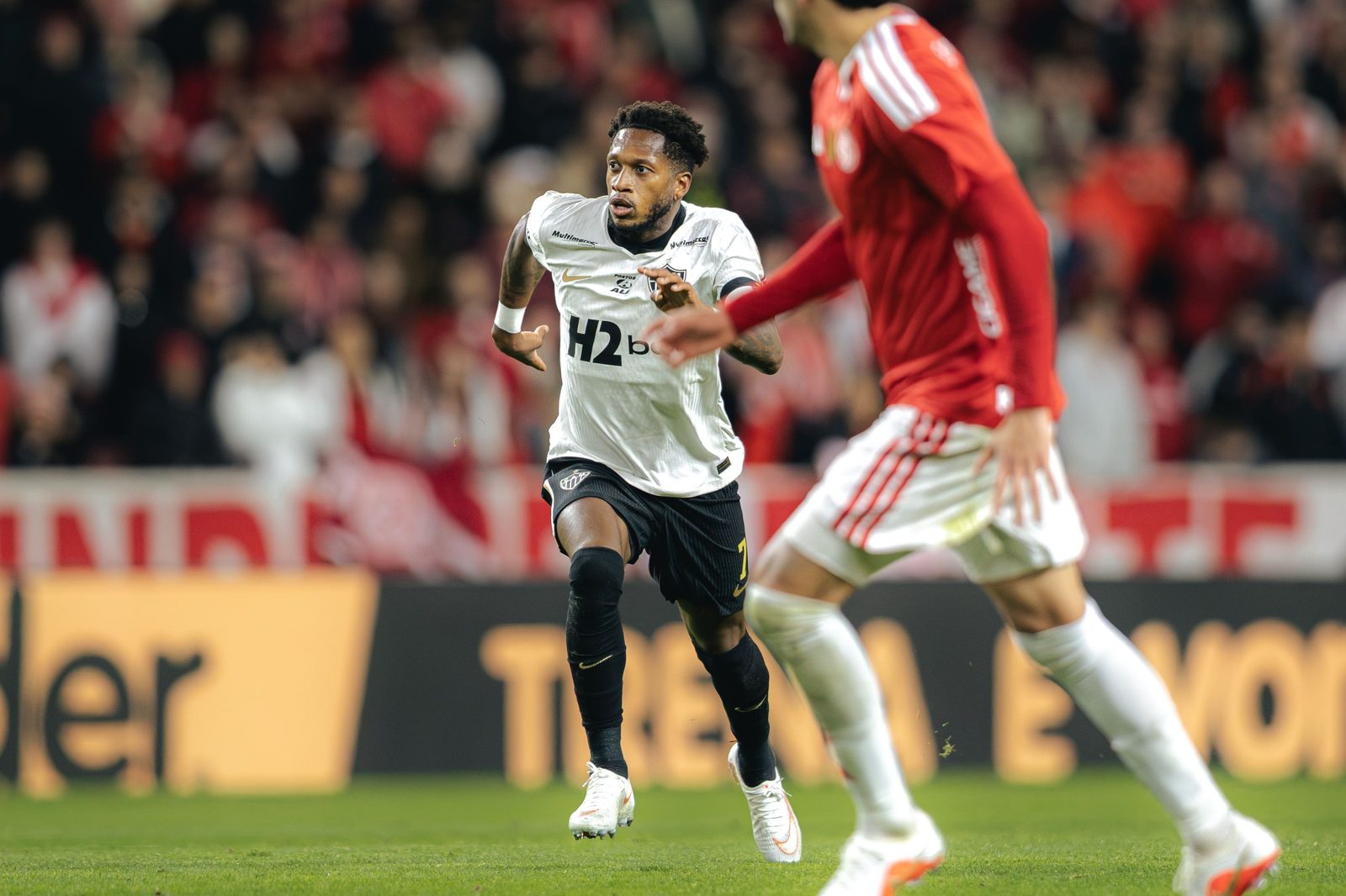Fred em ação na estreia pelo Galo, quando também virou capitão