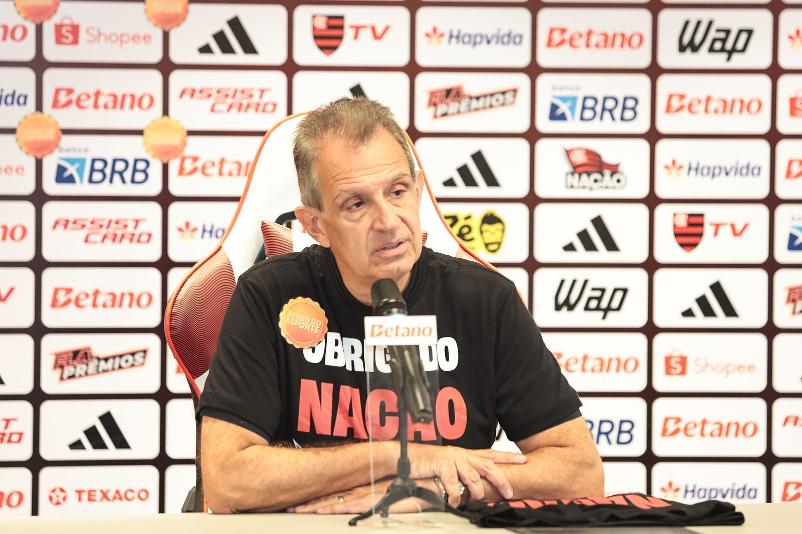 Luiz Eduardo Baptista, o Bap, presidente do Flamengo e autor da proposta
