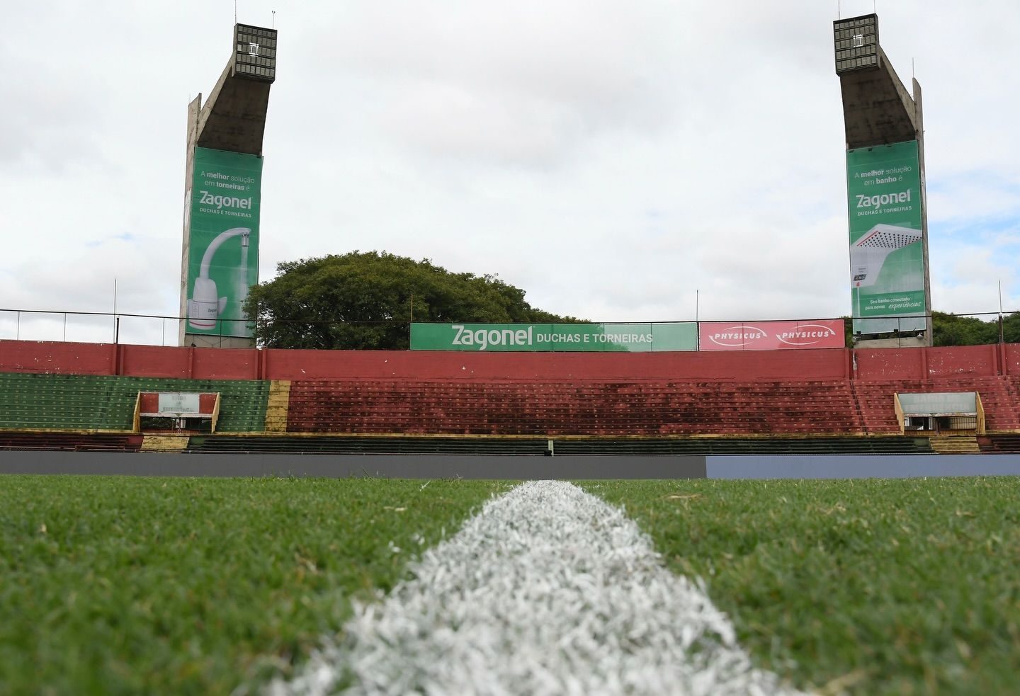 Estádio do Canindé, em São Paulo, palco do jogo de volta