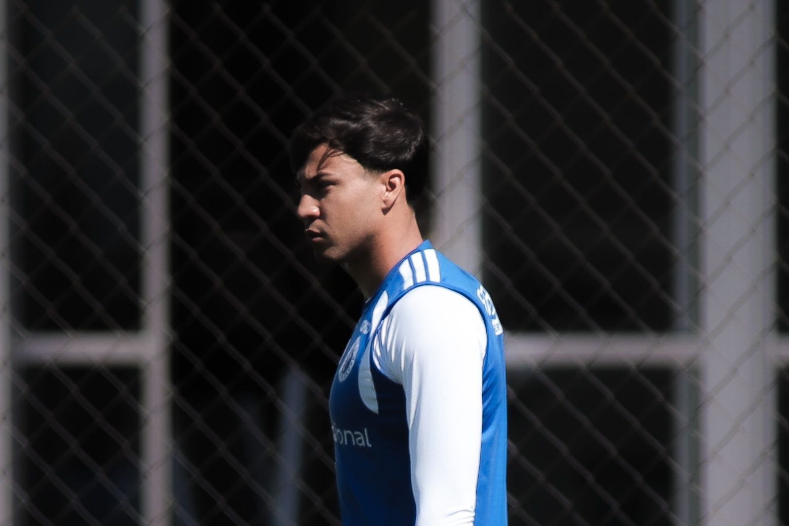 Kaio Jorge durante treino do Cruzeiro na preparação para o jogo de volta