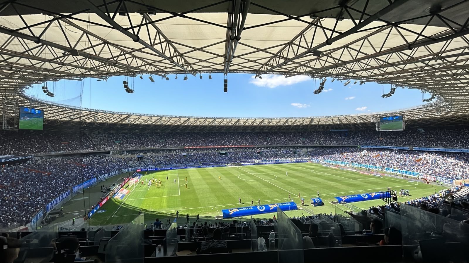 Mineirão lotado para Cruzeiro x Mirassol, com 57.850 presentes