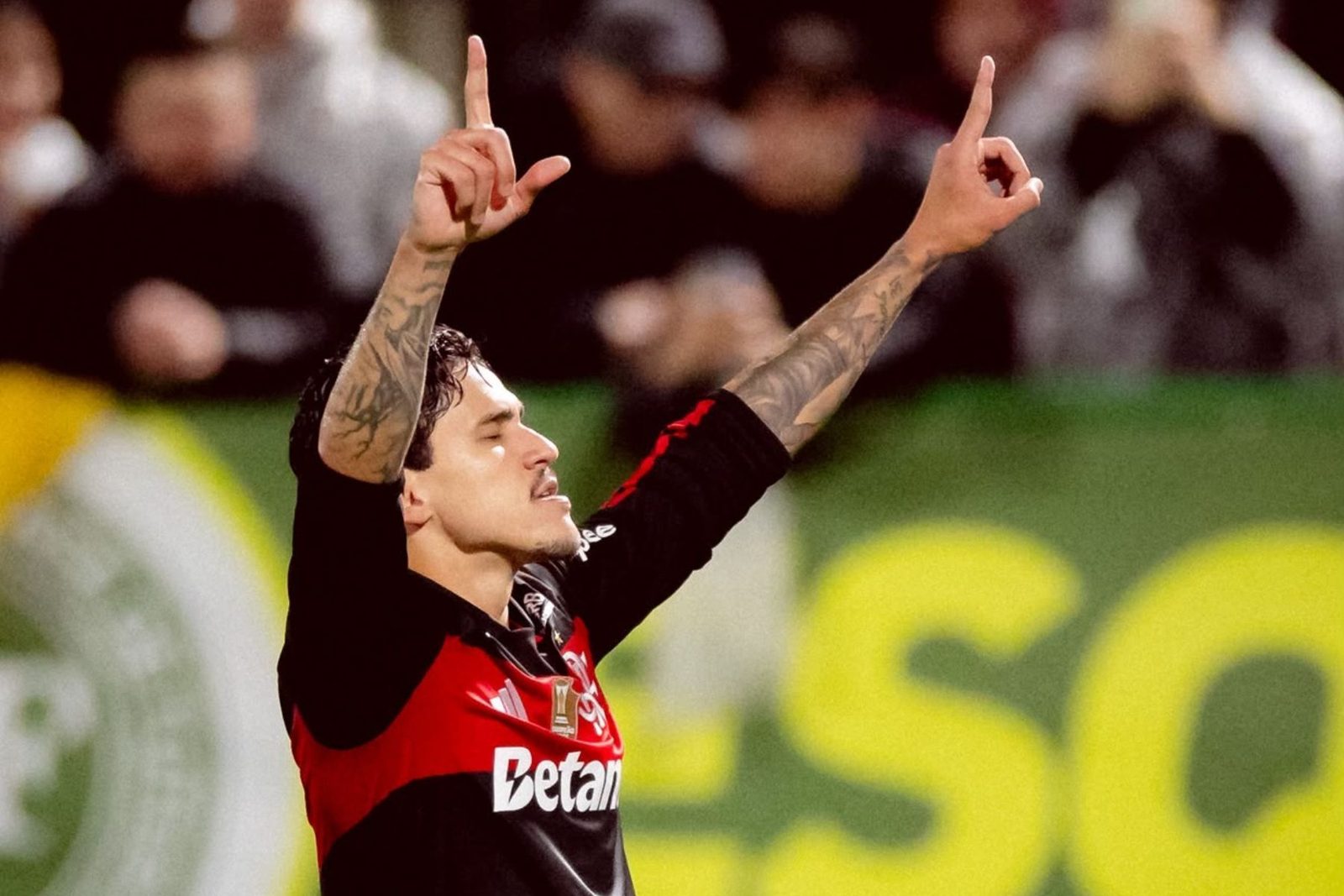 Pedro, autor do gol do Flamengo no Mineirão