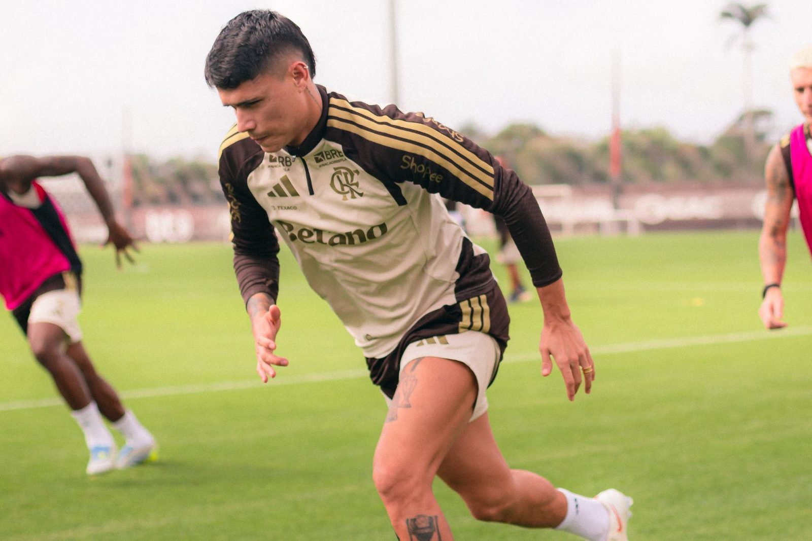 Luiz Araújo se recuperou do joelho esquerdo e volta a ficar à disposição