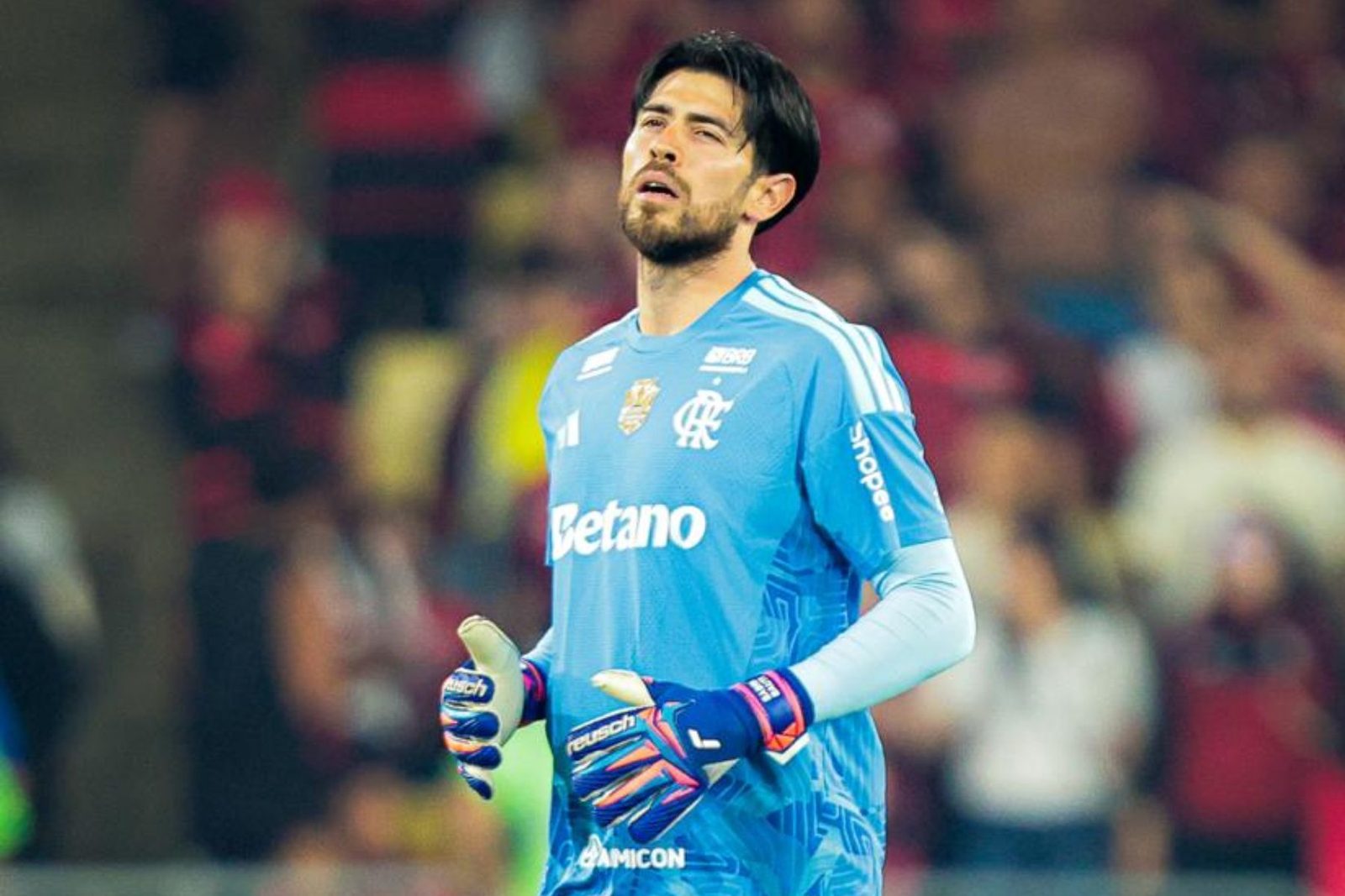 O goleiro Rossi, pouco exigido pelo Mirassol durante a partida