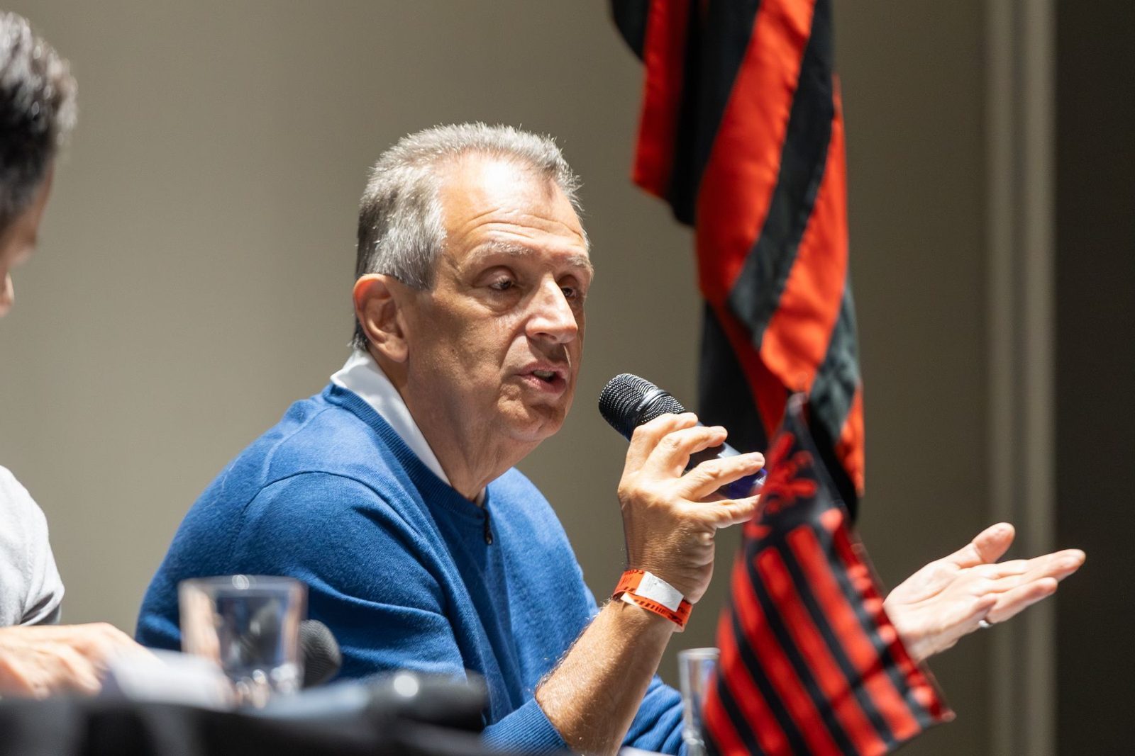 Luiz Eduardo Baptista, o BAP, presidente do Flamengo, clube que assina a notificação enviada à ANRESF