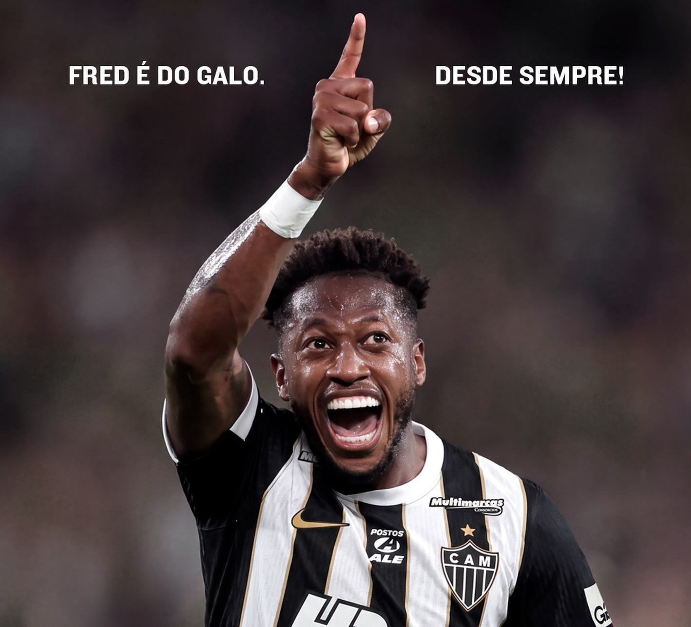 Atlético oficializou a contratação do volante Fred nesta sexta-feira (14)
