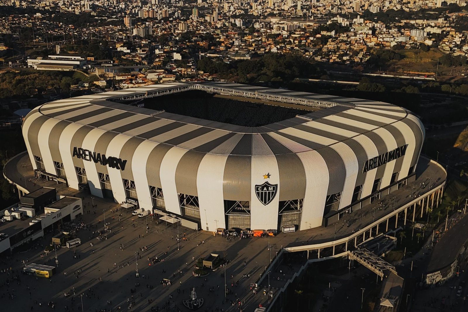 Arena MRV, palco de Atlético e Grêmio neste domingo (16), às 19h