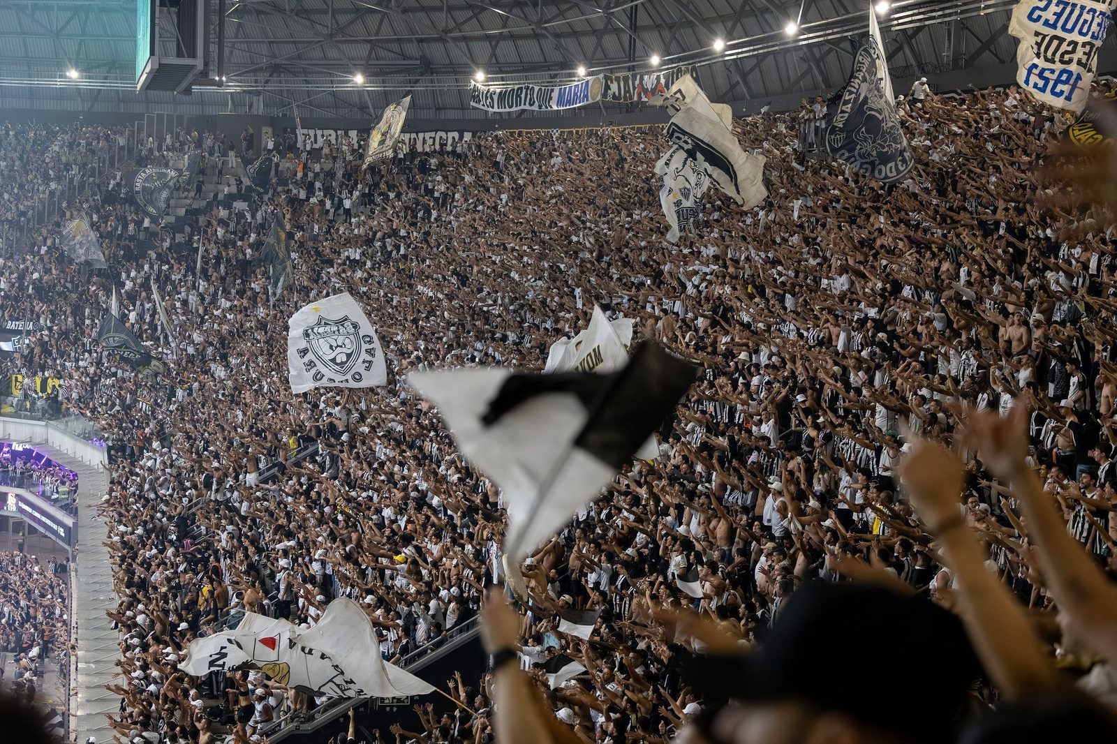 Torcida do Atlético na Arena MRV, palco do jogo de volta no dia 16 de setembro