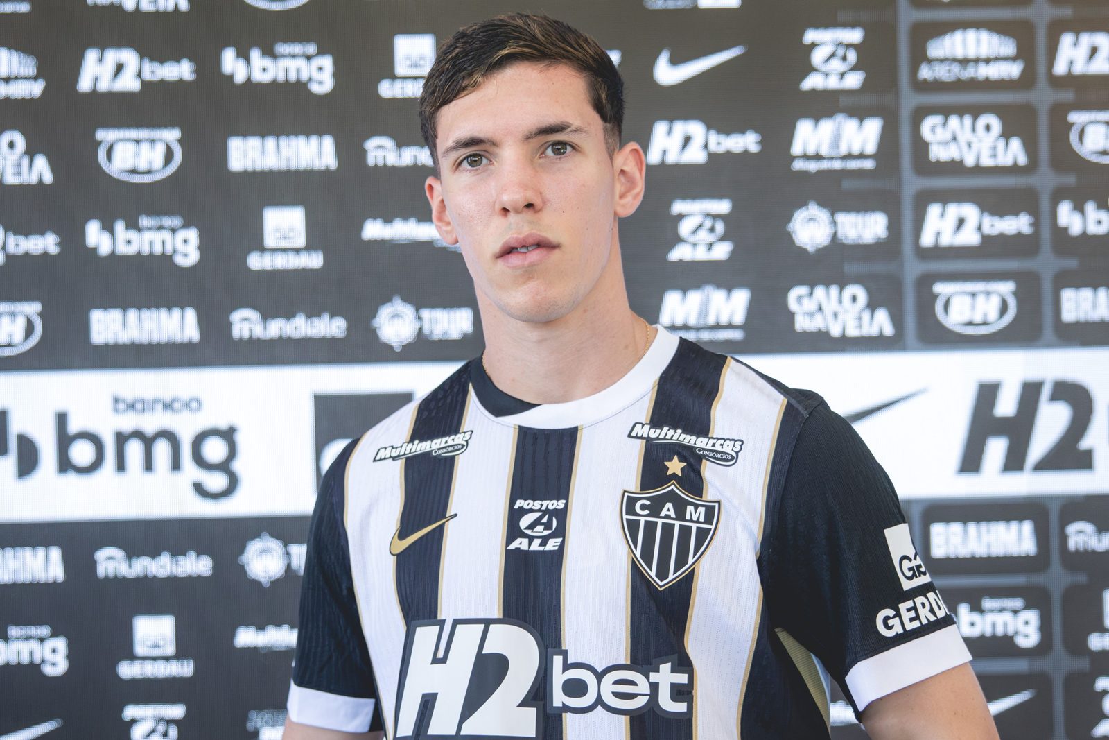 Thiago Borbas, atacante uruguaio emprestado ao Atlético pelo RB Bragantino