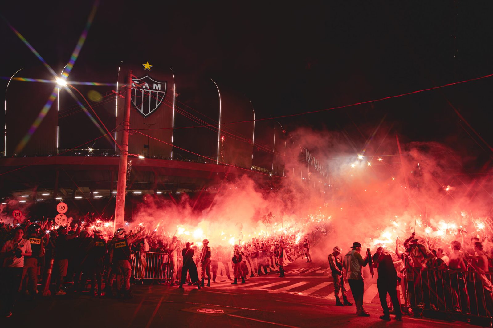 A Arena MRV recebeu 42.992 torcedores na noite da classificação