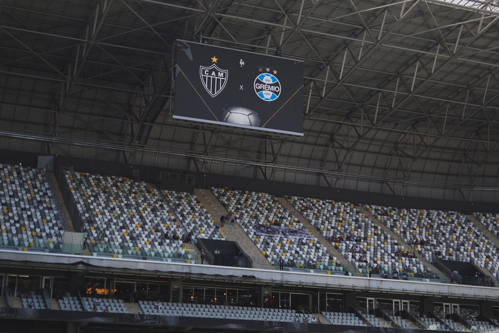 Arena MRV, em Belo Horizonte, palco de Atletico x Gremio e do jogo de quarta contra o Bragantino