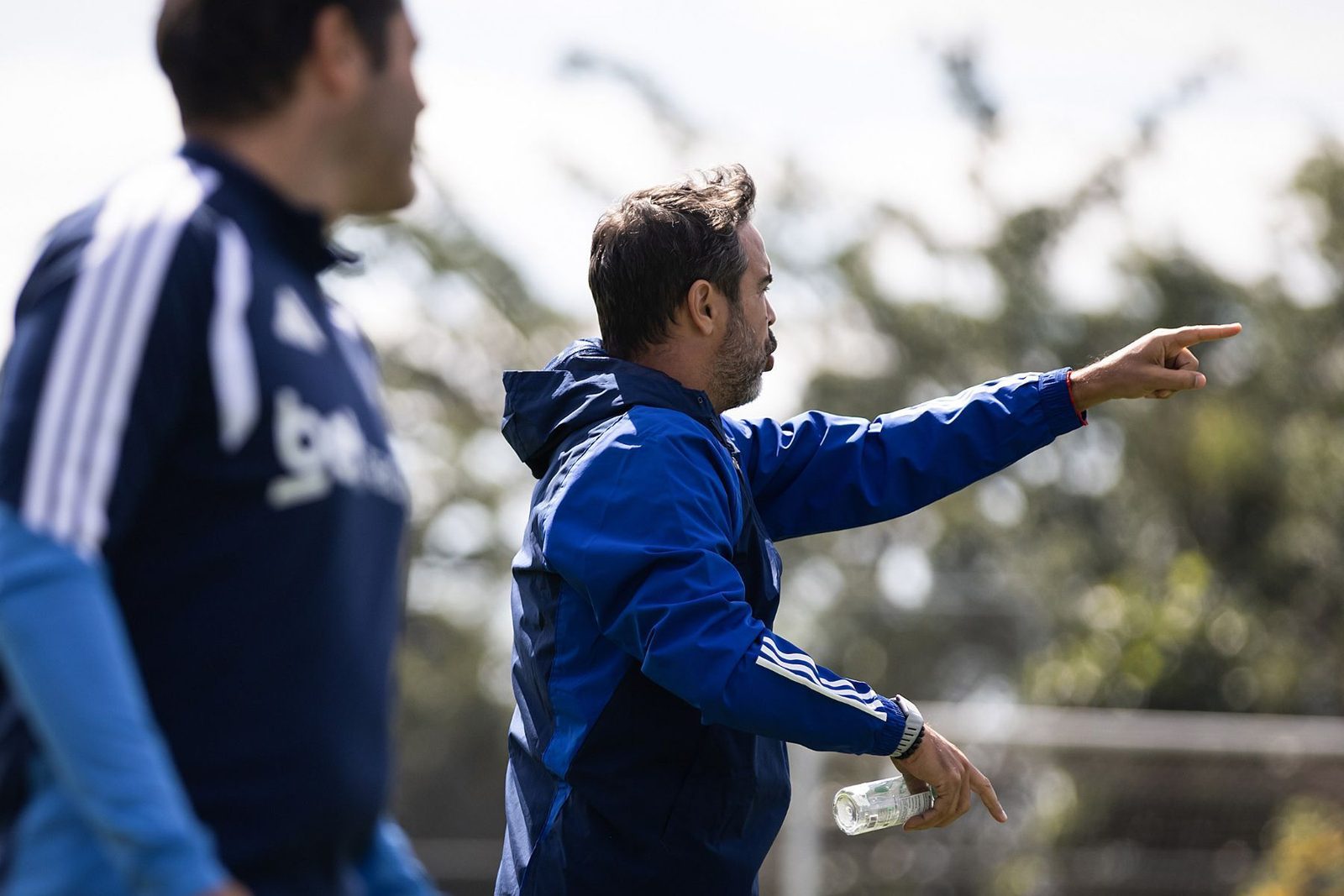 Artur Jorge, técnico do Cruzeiro, durante treino da semana