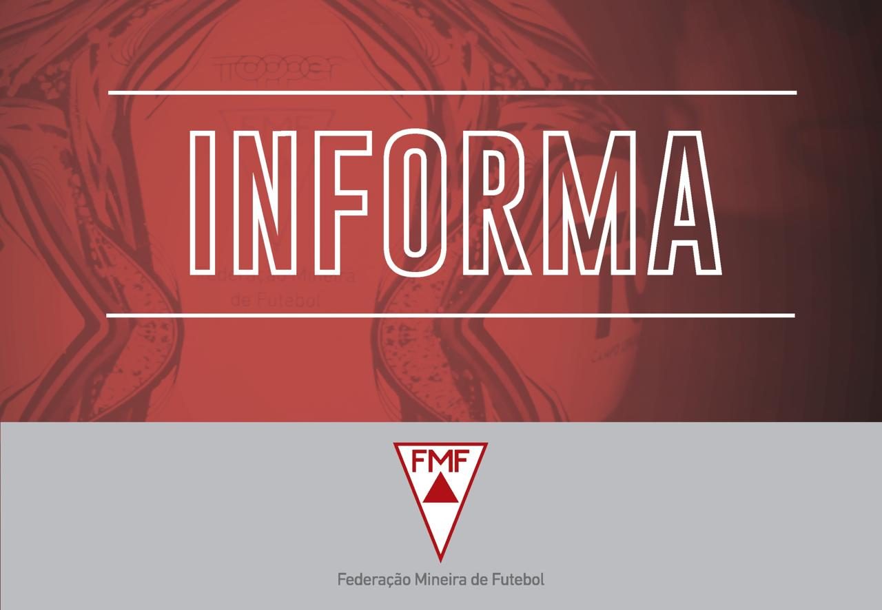 Comunicado oficial da Federação Mineira de Futebol que abriu as inscrições para o Campeonato Mineiro Sicoob 2026, Segunda Divisão.