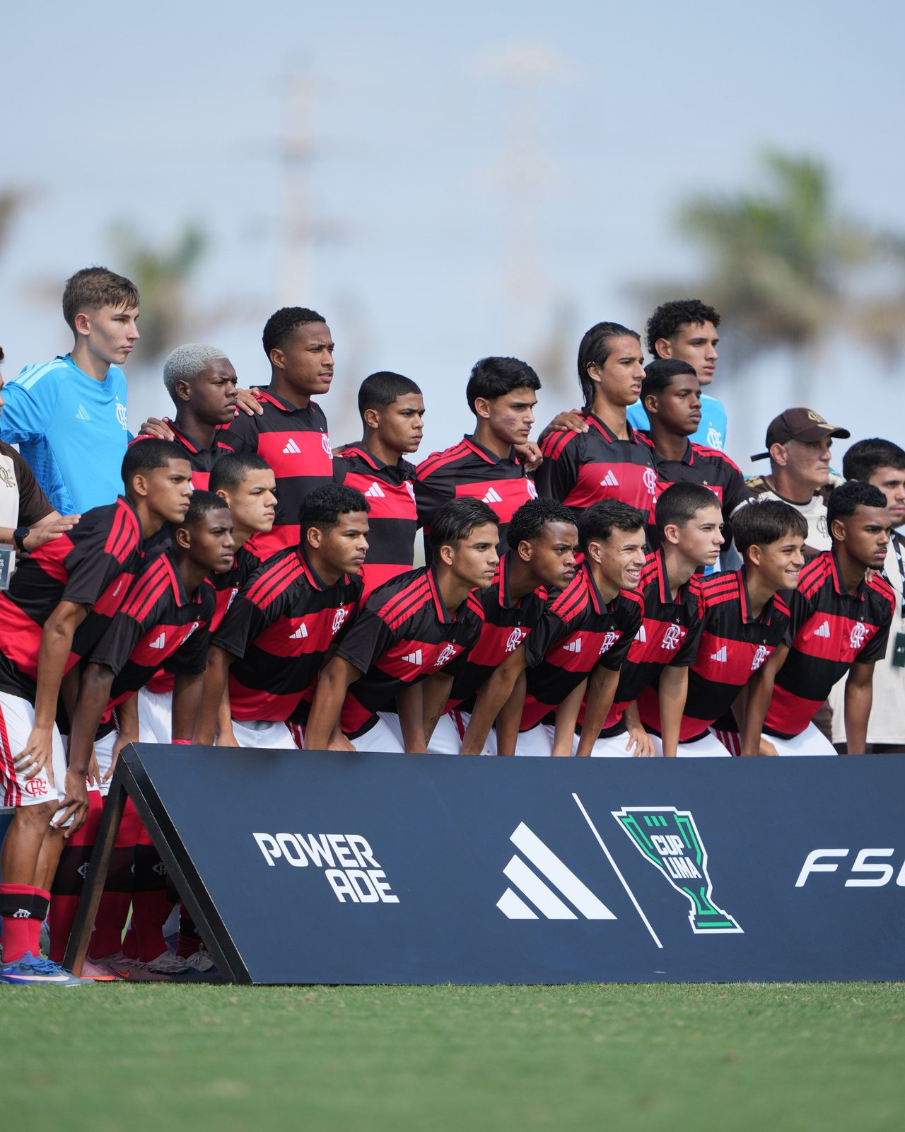 Sub-16 do Flamengo na Adidas Cup Lima 2026, no Peru