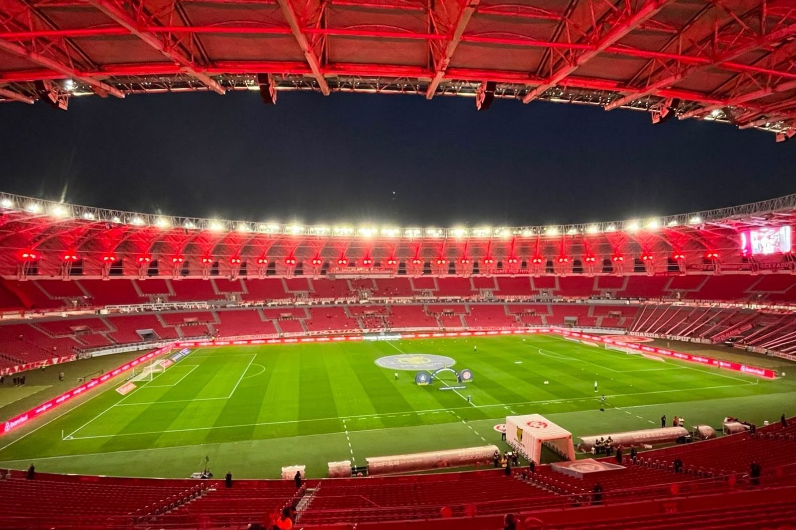 Beira-Rio, em Porto Alegre, palco do duelo entre Internacional e Atlético