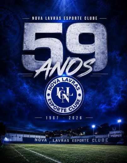 O Nova Lavras Esporte Clube completa 59 anos de fundação