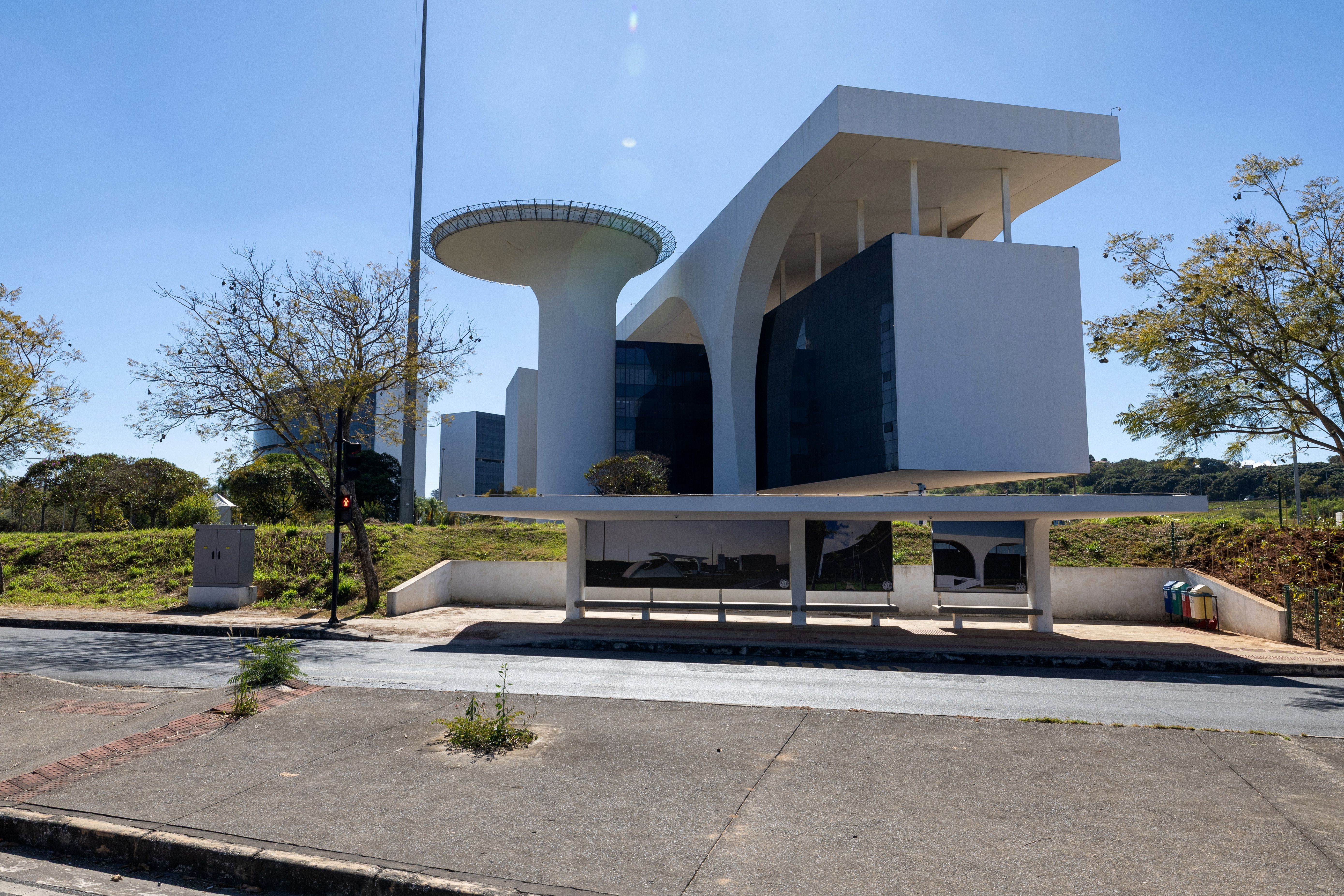 Palácio Tiradentes, sede do Governo de Minas Gerais, na Cidade Administrativa, em Belo Horizonte