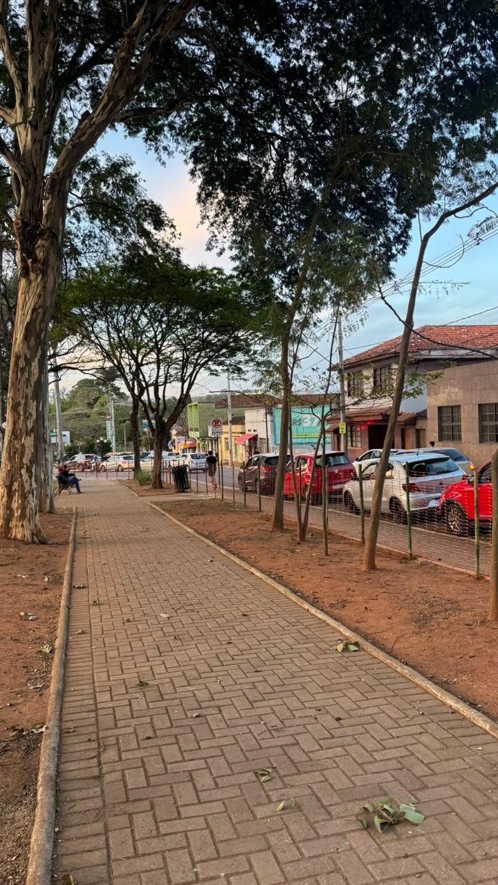 Passeio central da Praça Dr. Jorge, a Praça do Gammon