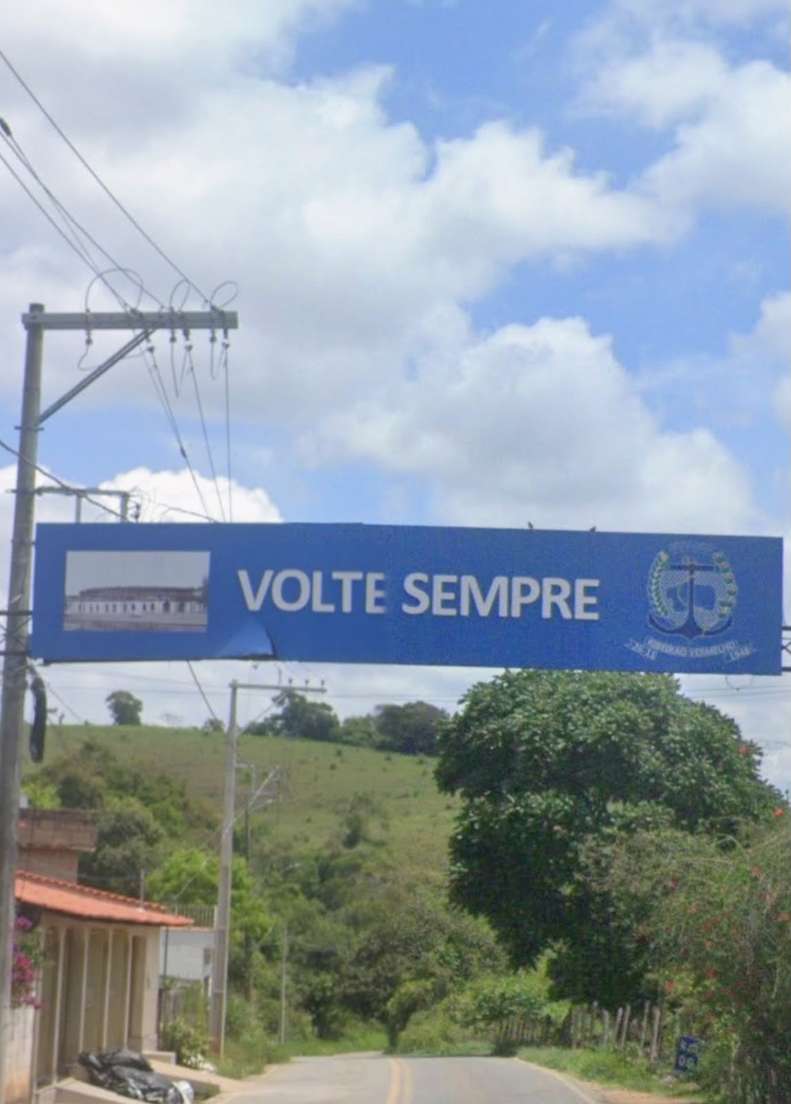 Pórtico de entrada de Ribeirão Vermelho em imagem de arquivo