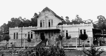 A estação de Lavras em 1940