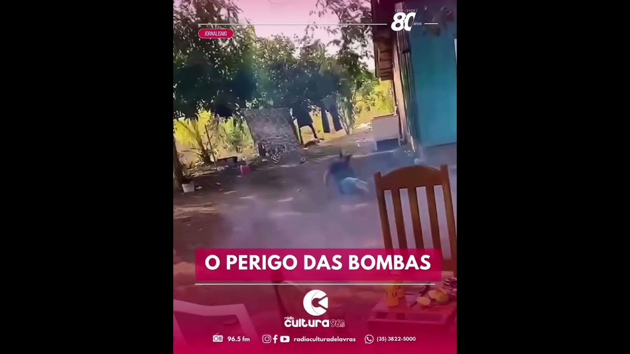 Alerta: acidentes com bombas causam ferimentos graves em Lavras