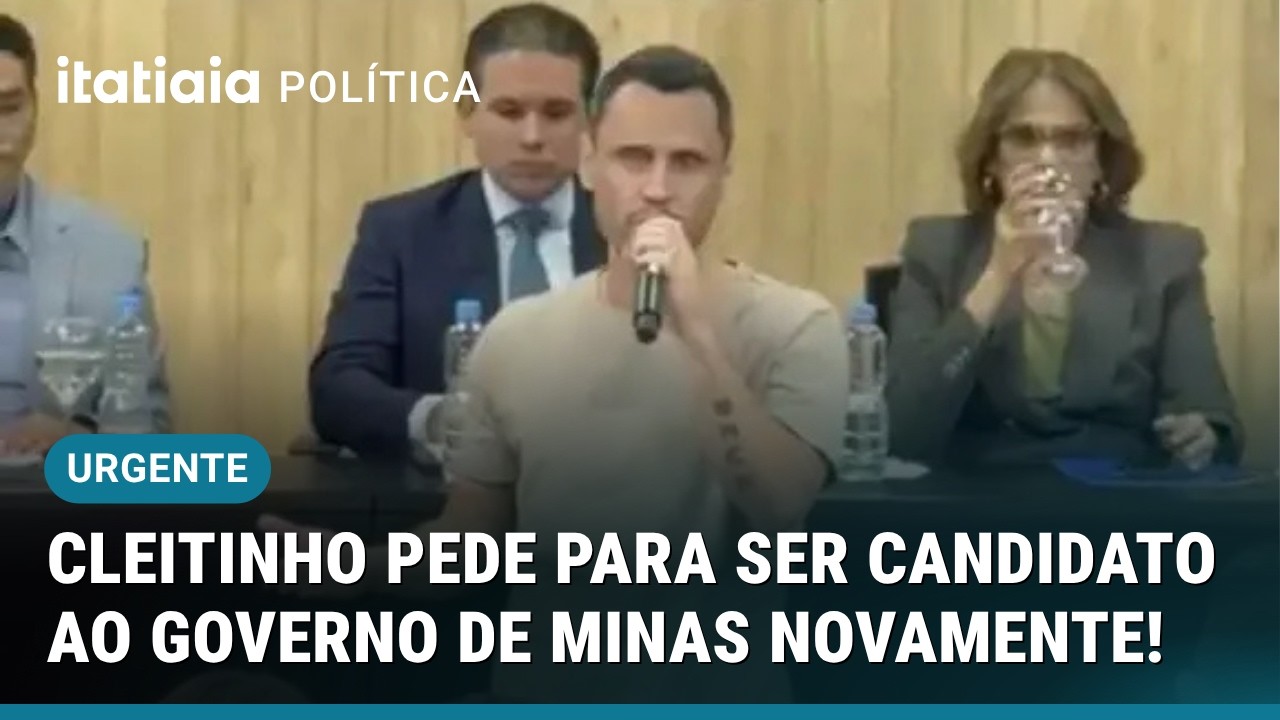 URGENTE! APÓS DESISTIR DE CANDIDATURA CHORANDO, CLEITINHO PEDE PARA VOLTAR A DISPUTAR GOVERNO DE MG